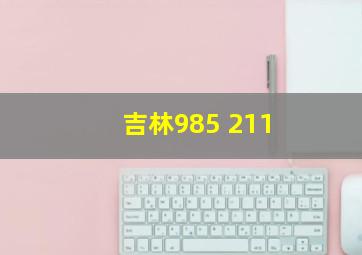 吉林985 211